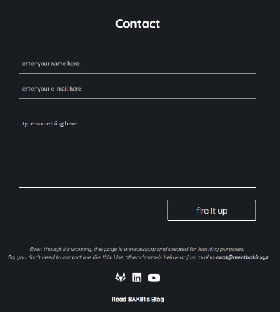 Contact Page